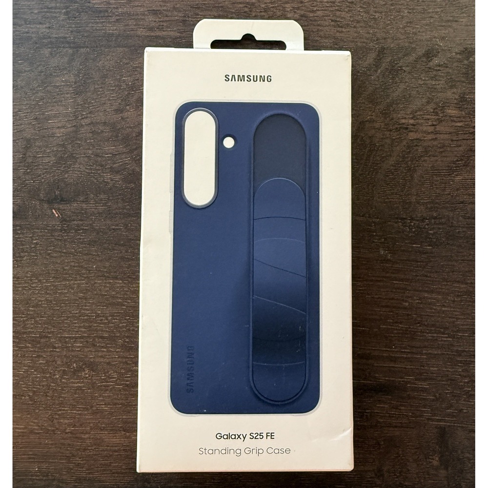 Samsung Official Standing Grip Case for Samsung Galaxy S25 FE - Blue